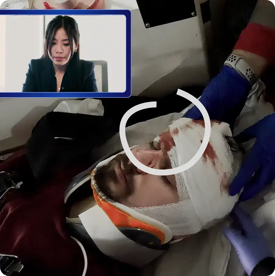 Mentor providing real-time assessment through integrated HoloSim and HoloXR